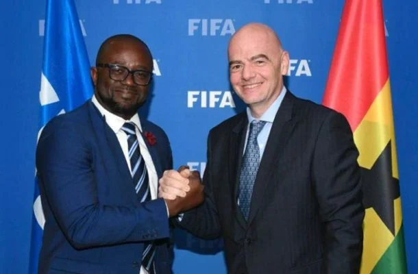 FIFA President Congratulates Kurt Okraku On Re-election As GFA President