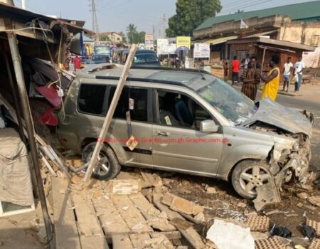 Accra: 3 Injured In An Accident At Sowutuom Monday Morning
