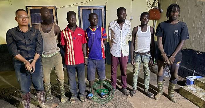 Forestry Commission Arrests 10 Illegal Miners