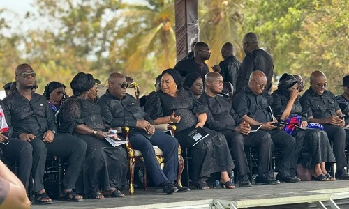 Akufo-Addo Joins Mourners To Bid Farewell To Gertrude Quashigah
